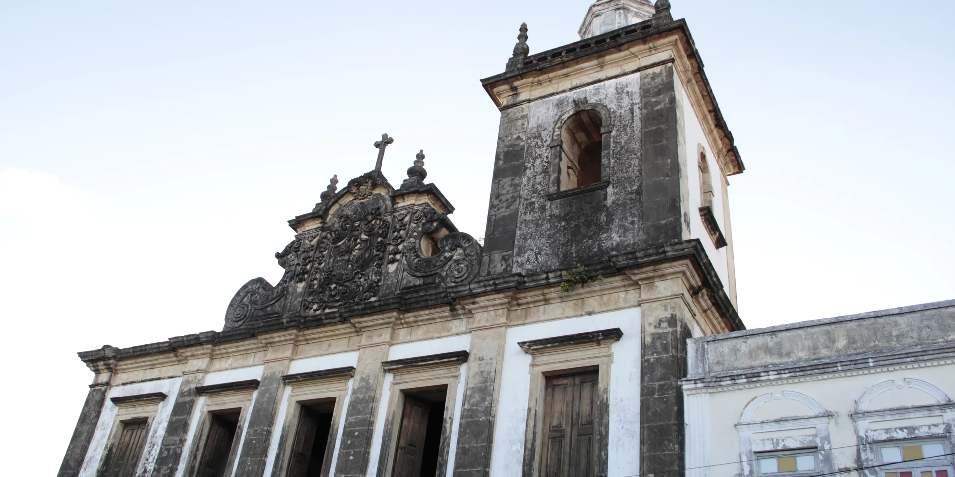 Centro histórico de João Pessoa com arquitetura colonial